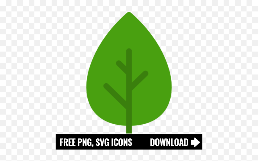 Free Green Leaf Icon Symbol Png Svg Download - Vertical,Green Thumb Icon