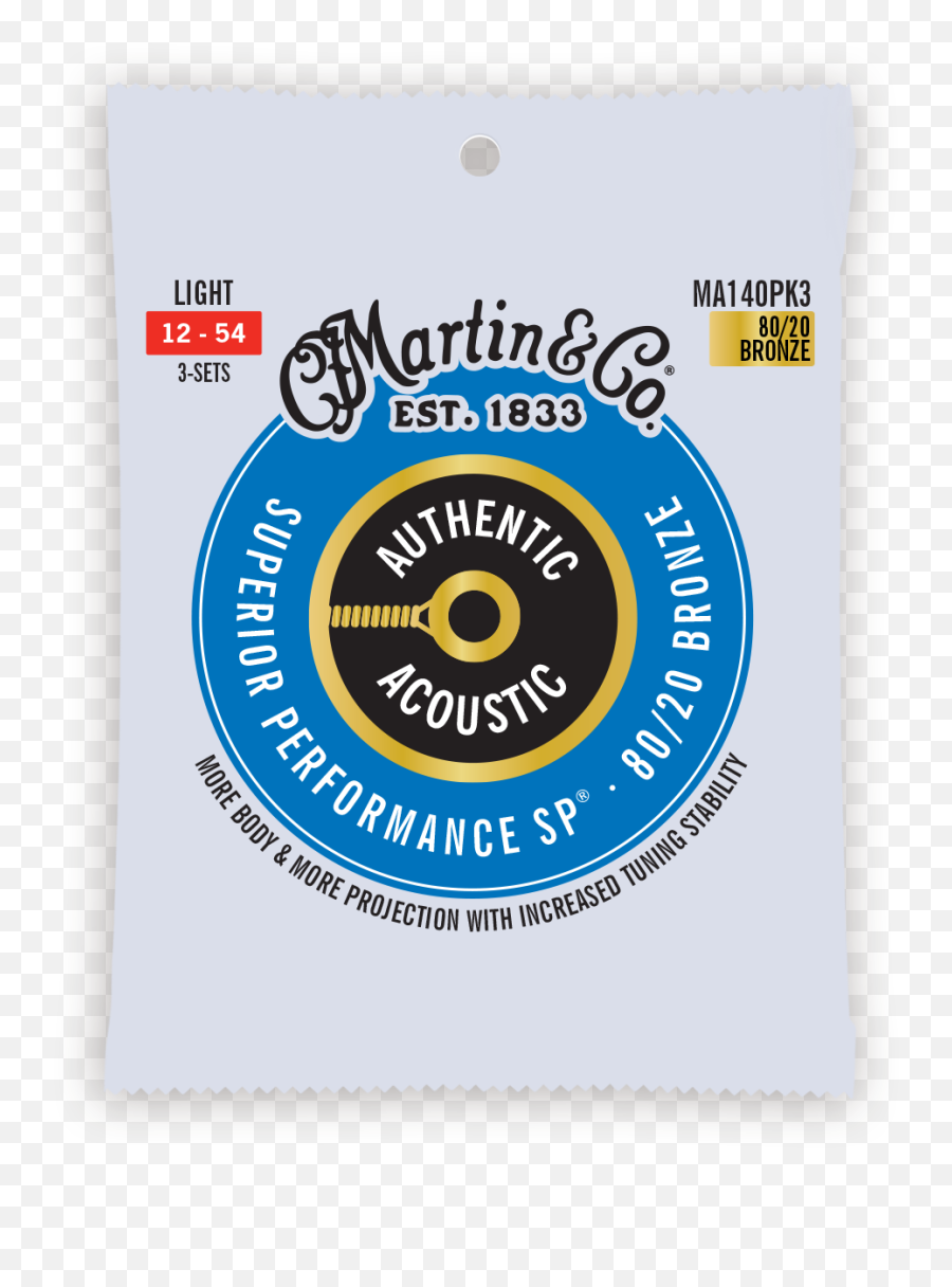 Details About Martin Authentic Acoustic Sp 8020 Bronze Guitar Strings - 012054 Light Martin Guitars Png,Godin Icon 3