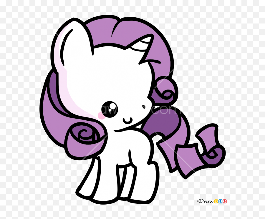 Stock How To Draw Little Pony - Kawaii Drawing Of Pony Png,Pony Transparent