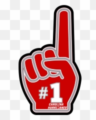 Nhl Logo Carolina Hurricanes Svg - Anaheim Duck Foam Finger png