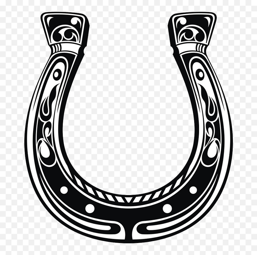 Icon Horseshoe Clipart - Clipart World Western Horse Shoe Silhouette Png,Horseshoe Icon