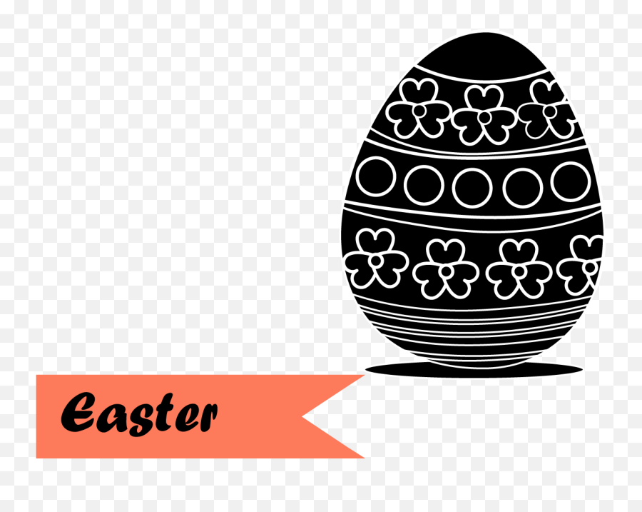 Easter Egg Black Icon Design Graphic By Artsihstudio - Language Png,Dark Icon