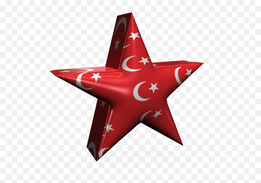 3d Turkish Star - 3d Star Animated Gif Png,3d Star Png