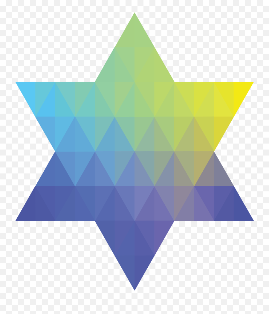 Onlinelabels Clip Art - Geometric Jewish Star Of David Iii Jewish Star Transparent Png,Star Of David Png