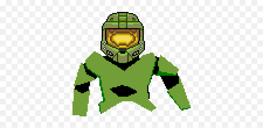 Master Chief - Cartoon Clipart Full Size Clipart 1493086 Halo Master Chief Pixel Art Png,Halo Master Chief Png