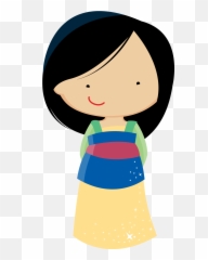 Princesa Mulan Disney Clipart Cute - Princesas Da Disney Baby Mulan Png,Mulan Png