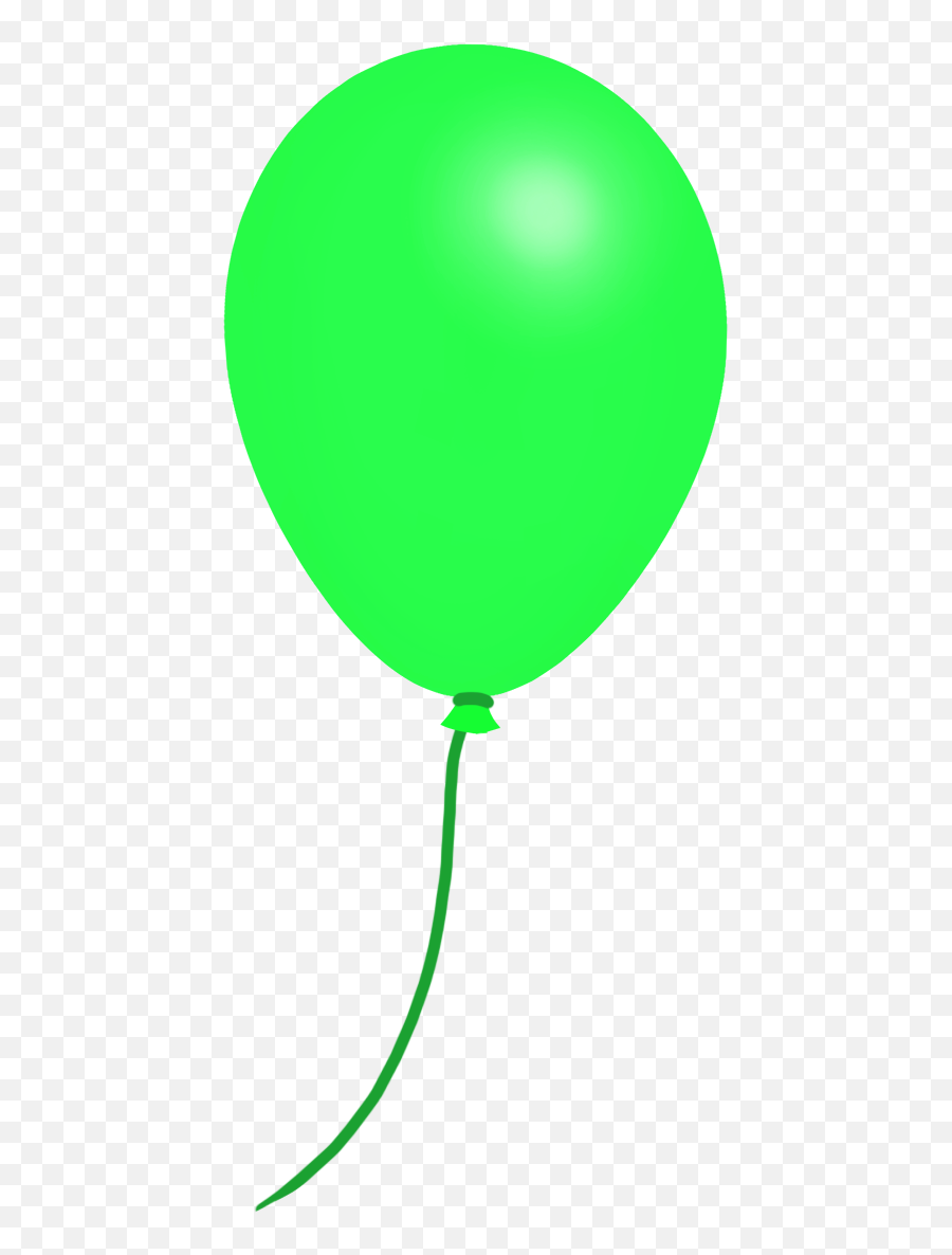 Balloon Clipart - Balloon On A String Png,Green Png