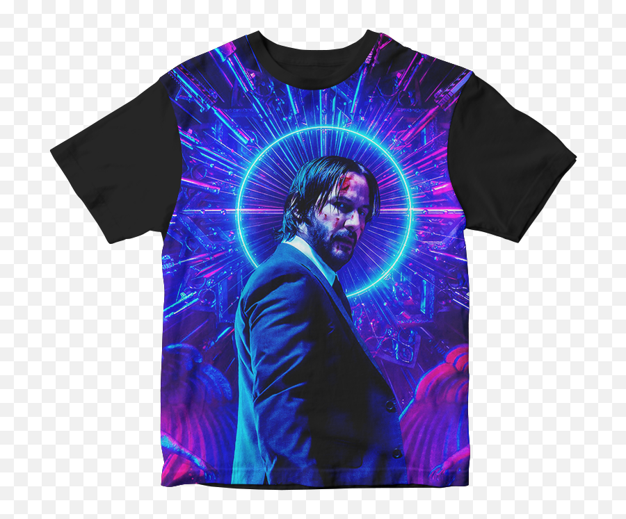 John Wick T - Shirt John Wick Wallpaper Keanu Reeves Png,John Wick Png