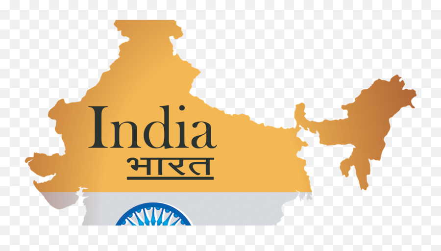 Map Of India With Flag Colors Hd Png Vector Images Ping Files - Map Png Format India Png,India Map Png