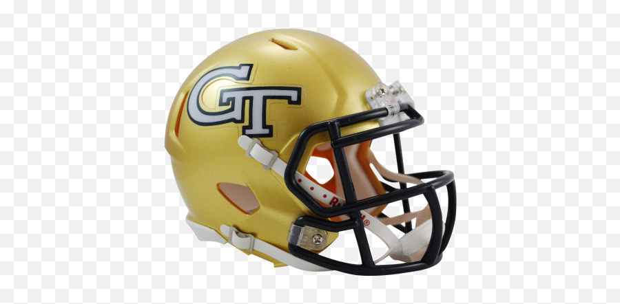 Georgia Tech Yellow Jackets Riddell Speed Mini Helmet - New England Patriots Replica Helmet Png,Georgia Tech Yellow Jackets Logo