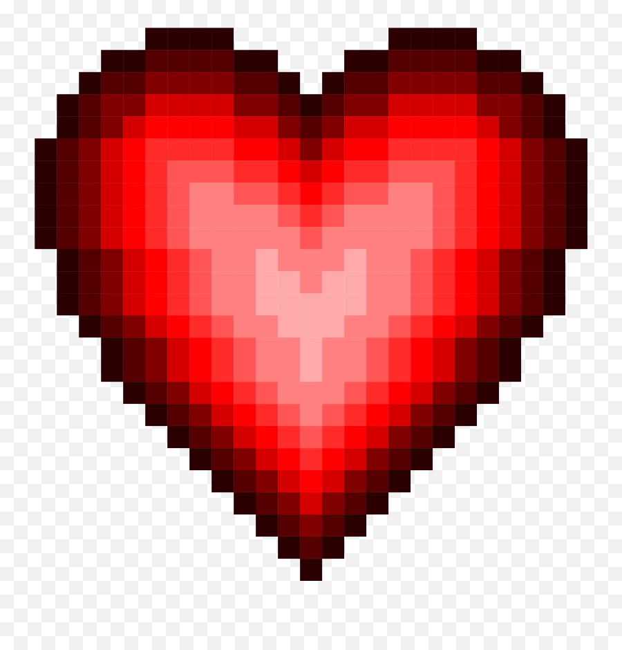 6 Pixel Heart Transparent - Heart Pixel Art Png,Pixel Heart Transparent