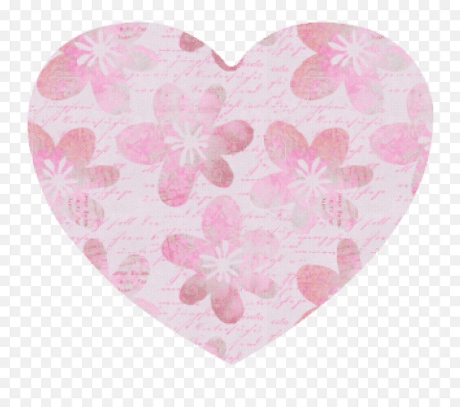 Download Watercolor Flower Pattern - Heart Png,Flower Pattern Png