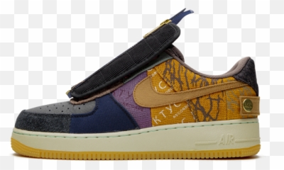 Nike Air Force 1 Low Scott - Nike Air Force 1 Low Travis Scott Cactus Jack Png,Travis Scott Png