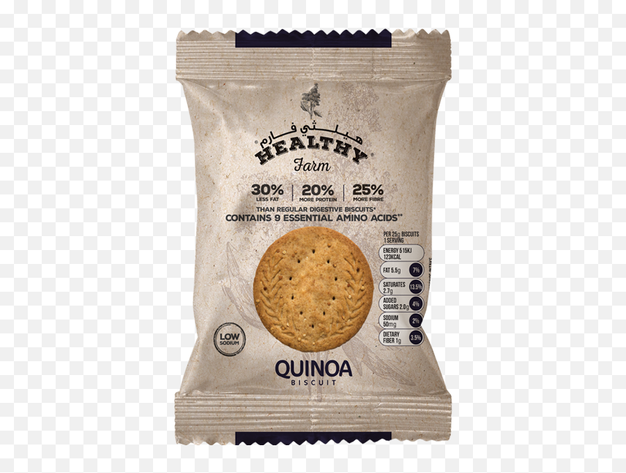 Download Hd Healthy Farm Quinoa Biscuits - Box Cookie Healthy Farm Biscuits Png,Cookie Transparent