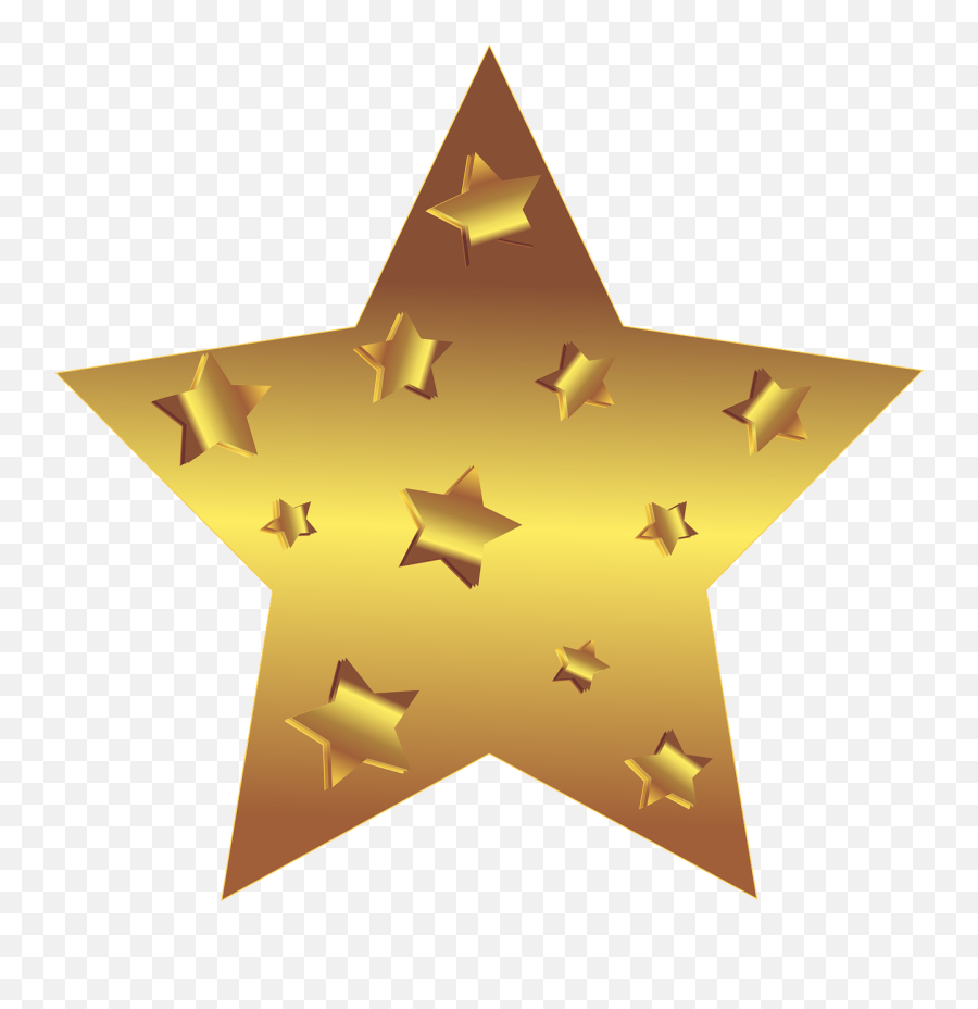Star Gold Stars - Free Vector Graphic On Pixabay Stjerner Tegning Png,Gold Star Transparent