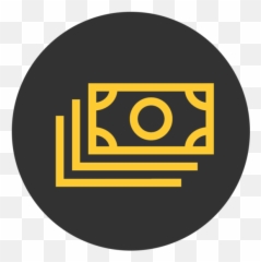 Download Cash - Icon Circle Full Size Png Image Pngkit Money,Cash Icon Png