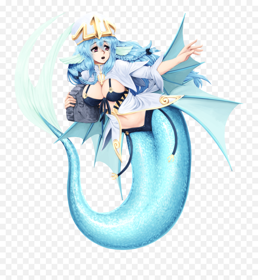 Download Hd Fictional Character Mythical Creature Anime - Anime Sea Monster Girl Png,Sea Monster Png