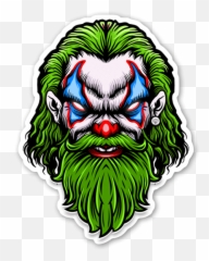 Bearded Clown - StickerApp png