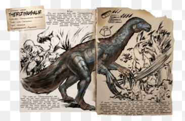 Ark Survival Evolved Therizinosaurus Initial Attack 767 - Dossier Therizinosaurus Ark Png,Ark Survival Evolved Png