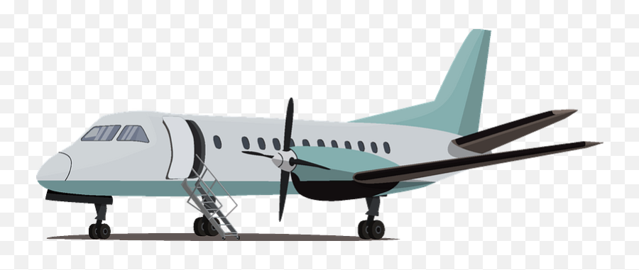 Aircraft Clipart Free Download Transparent Png Creazilla - Fokker 50,Airplane Clipart Png