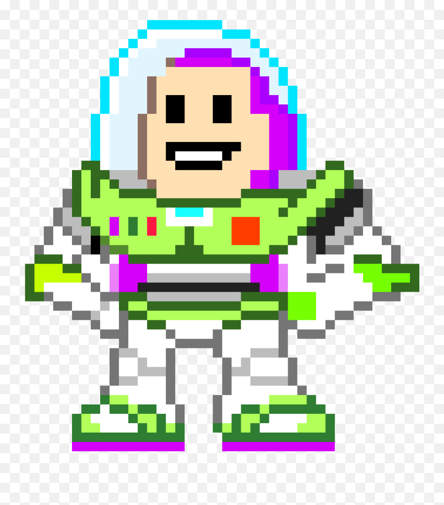 Pixilart - Buzz Lightyear By Lotte Buzz Lightyear Pixel Art Png,Buzz Lightyear Png