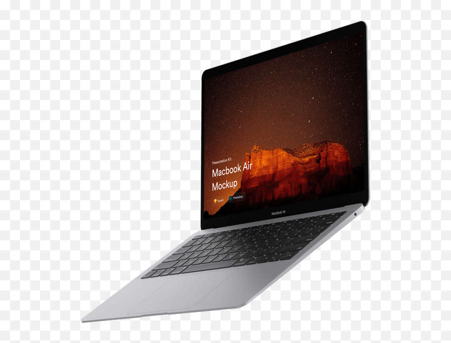 Macbook Air Mockups - Microsoft Surface Laptop Mockup Png,Macbook Air Png