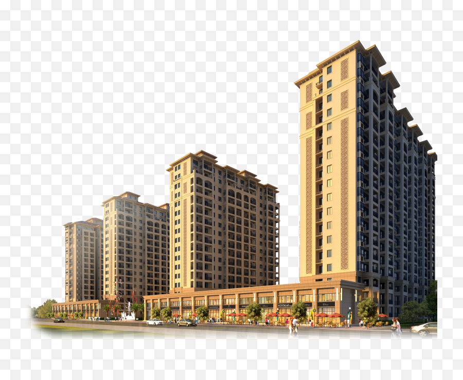 Download Real Building Kalwa Apartment House High - Rise Apartment Building Png Transparent,Apartment Png