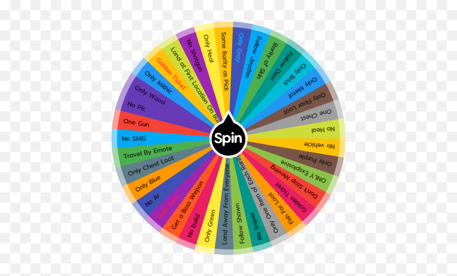 Fortnite Challenges Spin The Wheel App - Circle Png,Fortnite Wood Png