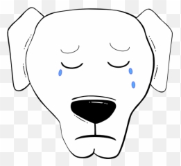Sad Mouth Png - Cartoon Dog Face