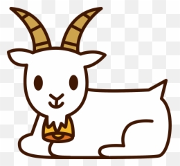 Cartoon Head Art Png Clipart - Horn Of A Goat Clipart Transparent Background,Goat Head Png
