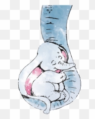 Dumbo And His Mother Iphone X Case - Dumbo And His Mother Png,Dumbo Png
