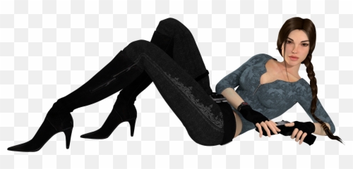Tomb Raider - Lara Croft In High Heels png