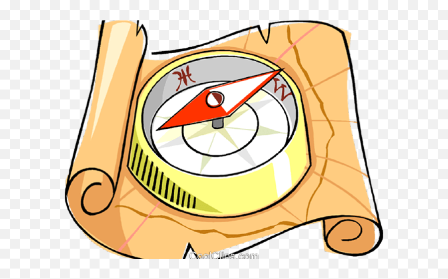Compass Png Transparent Cartoon - Map And Compass Clipart,Map Compass Png
