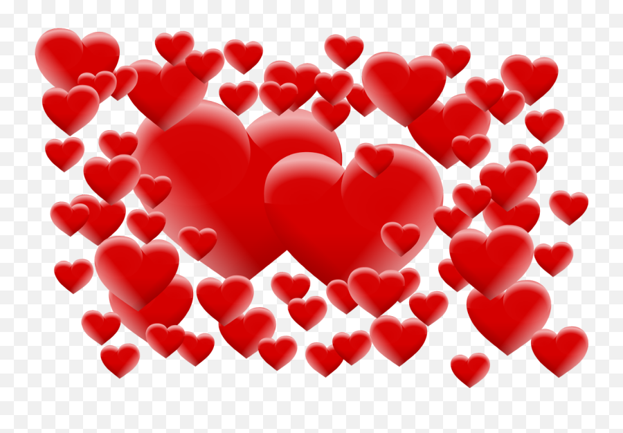 Background Wedding Heart Png - Valentine Hearts,Hearts Png Transparent