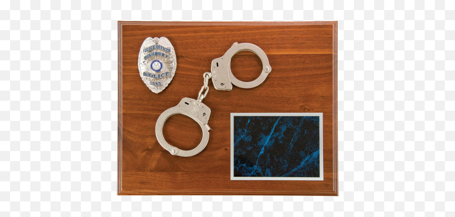 Plaque With Handcuffs Cruise Master Engraving - Picture Frame Png,Handcuffs Transparent