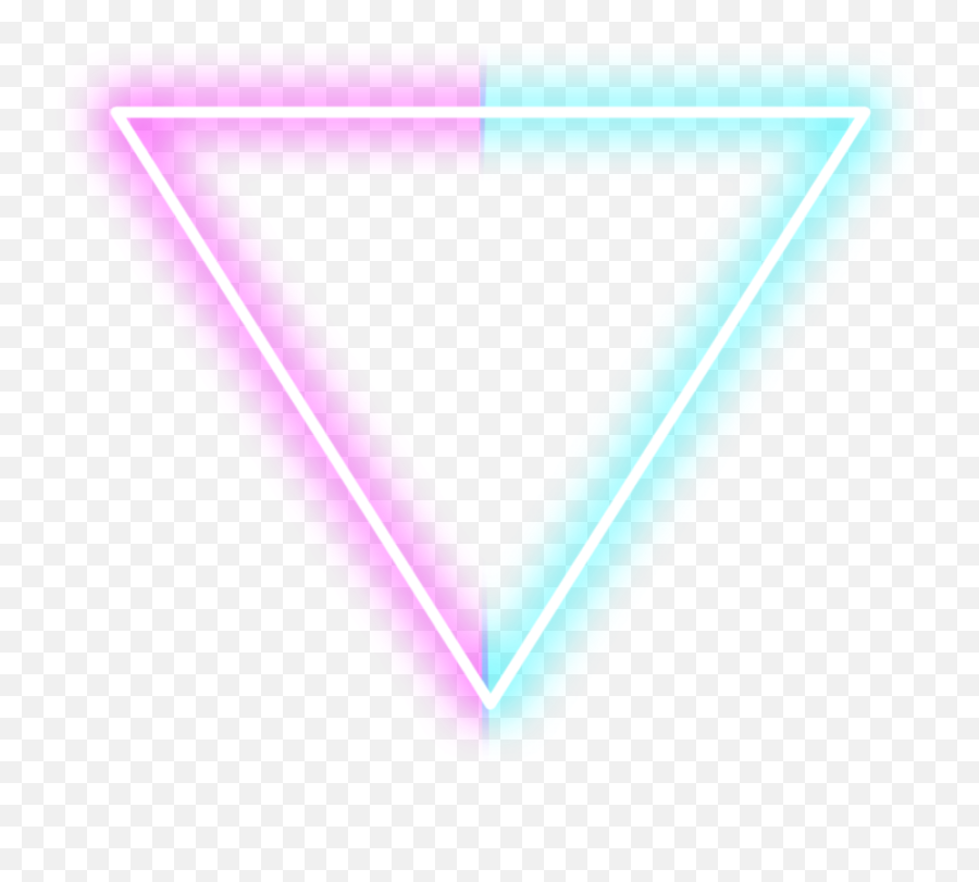Picsart Neon Triangle Photo - Vertical Png,Neon Triangle Png