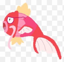 Pixilart - Magikarp Me By Blobbithefish Automotive Decal Png,Magikarp Transparent