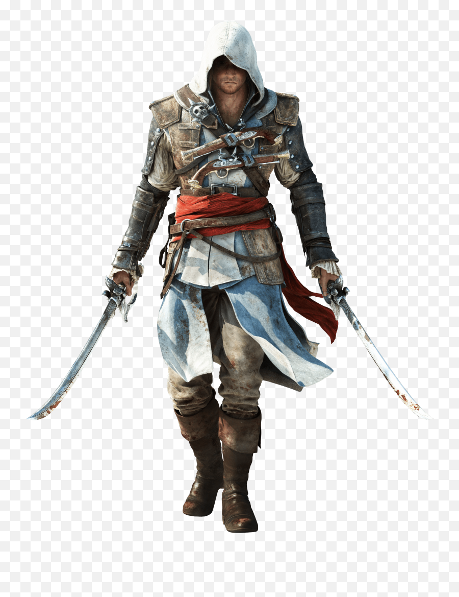Assassins Creed Two Swords Transparent - Edward Kenway Png,Swords Transparent