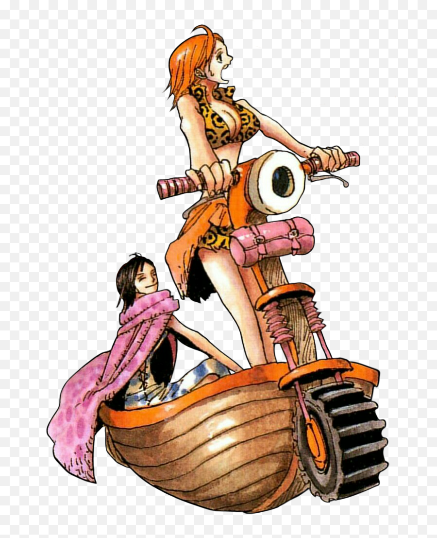 Nami Robin From Chapter - Nami Colo Spread Clipart Full Nami One Piece Color Spread Png,Nami Transparent