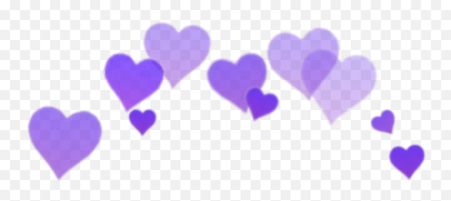 Purple Clipart Aesthetic Transparent Free - Transparent Purple Heart Crown Png,Purple Png