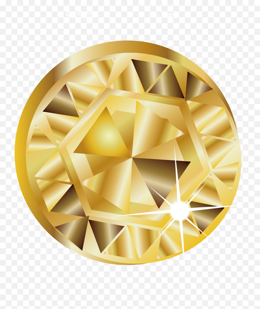 Download Hd Yellow Diamond Png - Gold Diamond Png,Yellow Diamond Png