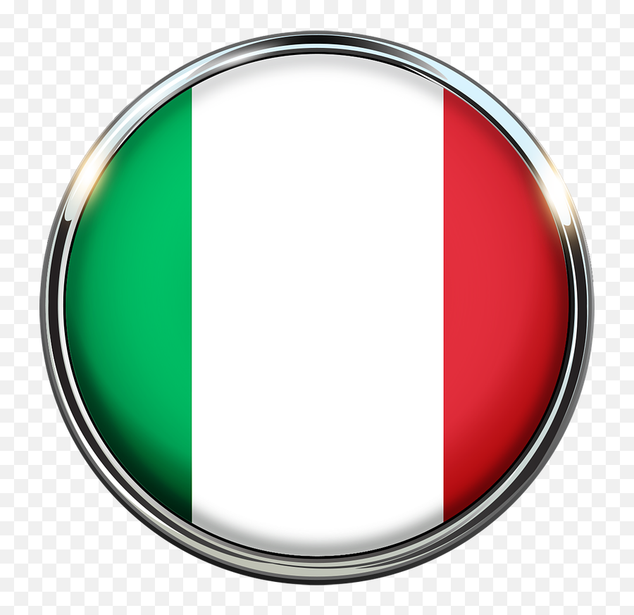 Italy Country Nation Flag Countries - Bandera Italia En Circulo Png,Nation Flag Icon