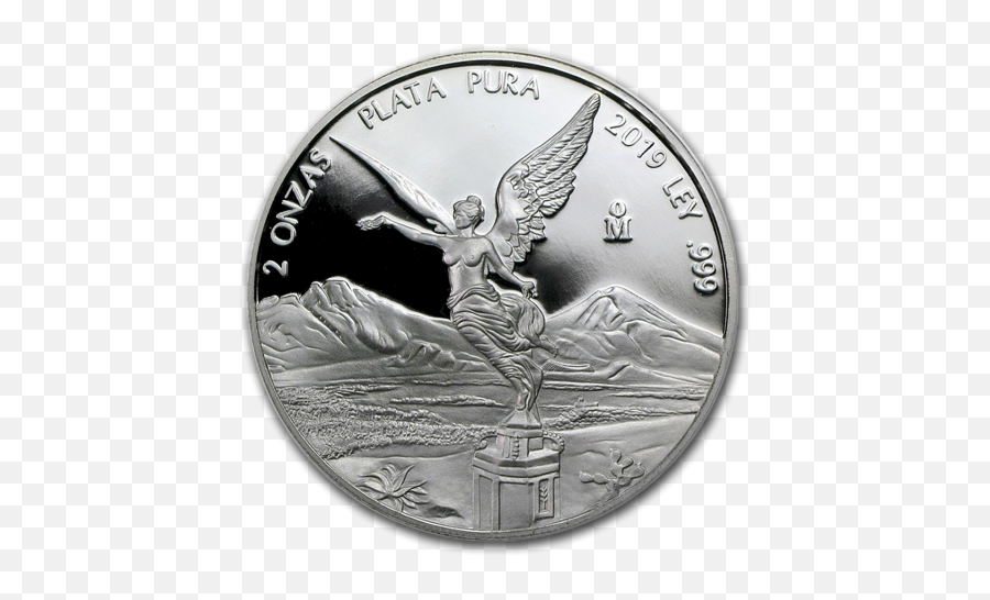 2019 2 Oz Mexico Libertad 999 Silver Proof Coin - Mexican Silver Libertad Coin 1 Oz Png,Mexico Png