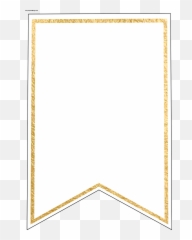 Blank Template Flag Banner - Blank Banner Png,Pennant Png