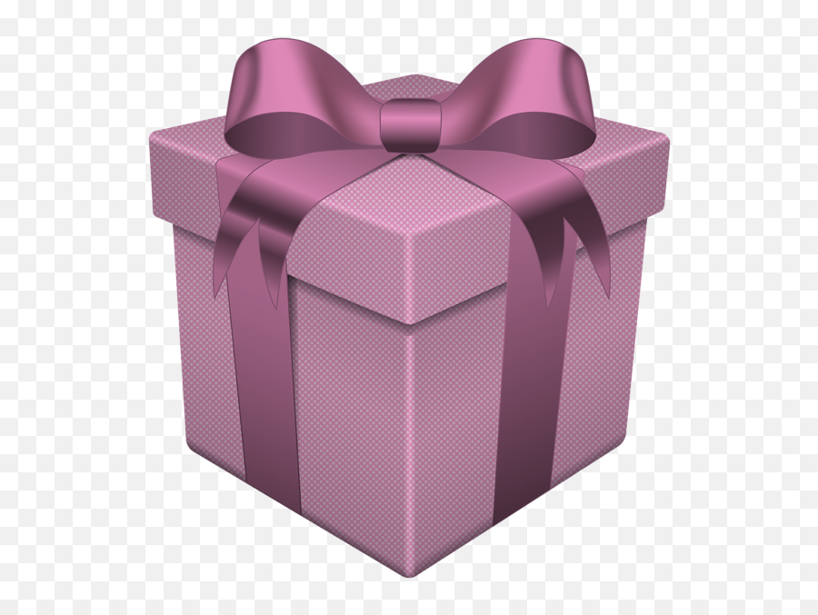 Present Box Clipart - Pink Gift Box Clipart Transparent Png,Present Clipart Png