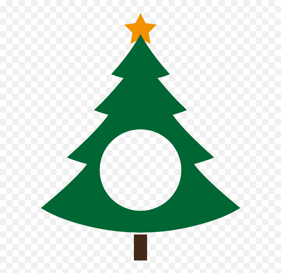Christmas Tree With Star Monogram Decoration Free Svg File - Sydney Png,File Tree Icon