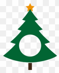 Christmas Tree With Star Monogram Decoration Free Svg File - Sydney Png,File Tree Icon