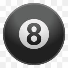 Pool 8 Ball Icon Noto Emoji Activities Iconset Google - png