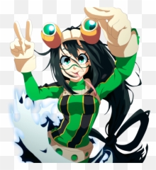 Mha Frog Wallpapers - Cave Hero Academia Froggy Girl png