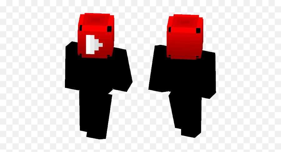 Download Youtube Logo Minecraft Skin For Free - Cat Noir Minecraft Skin Png,Youtube Logo Image
